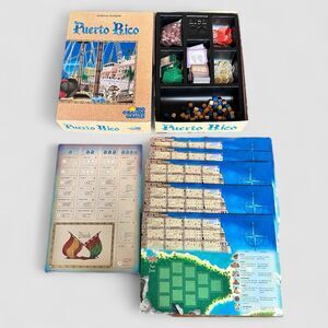 Puerto Rico Strategy Board Game Rio Grande Games Complete 2002 EXCELLENT